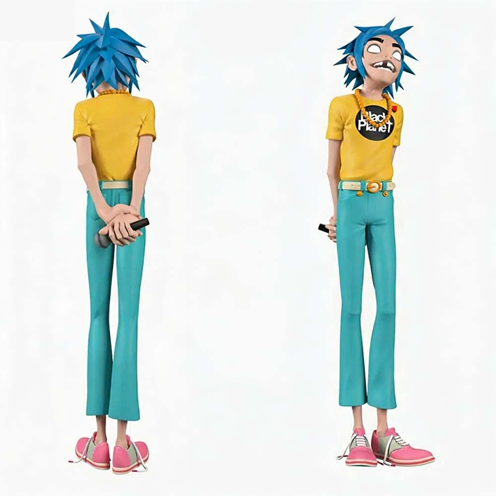 Gorillaz Band Model Rock Band Figures - Murdoc Russel Noodle Action Figures Toys Set