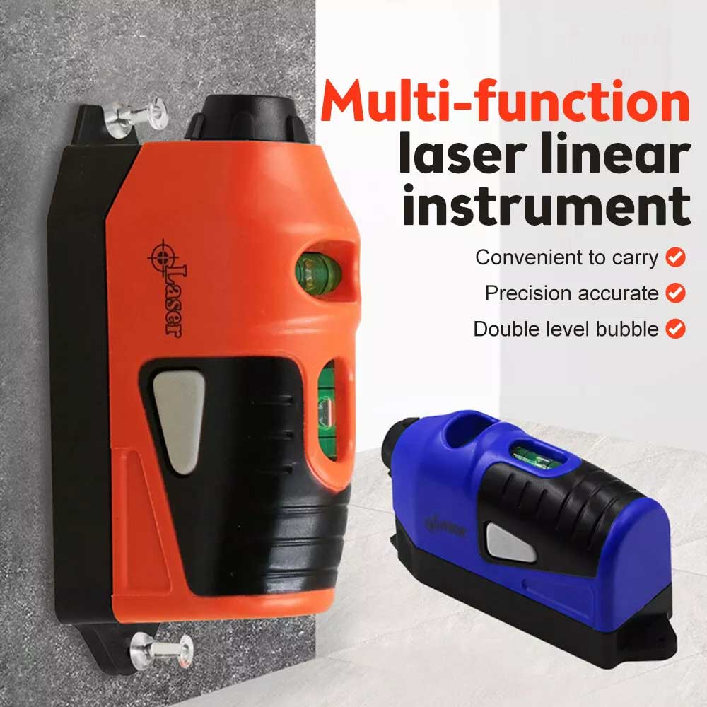 Mini Vertical Horizontal Laser Level Straight Level Line Measurement Gauge Tool