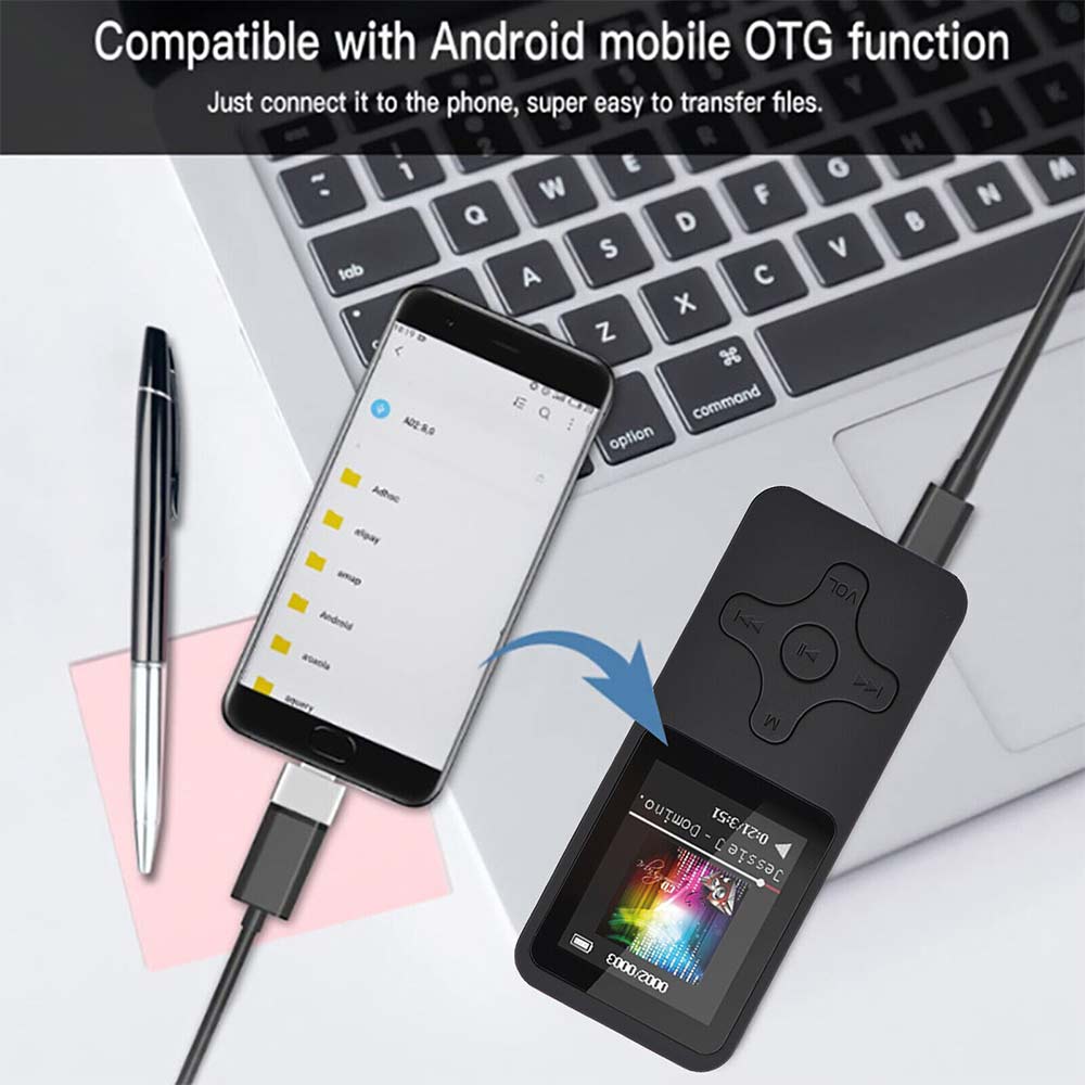 64GB MP3 MP4 Music Player 1.8" Screen Portable FM Radio Voice Recorder Gift