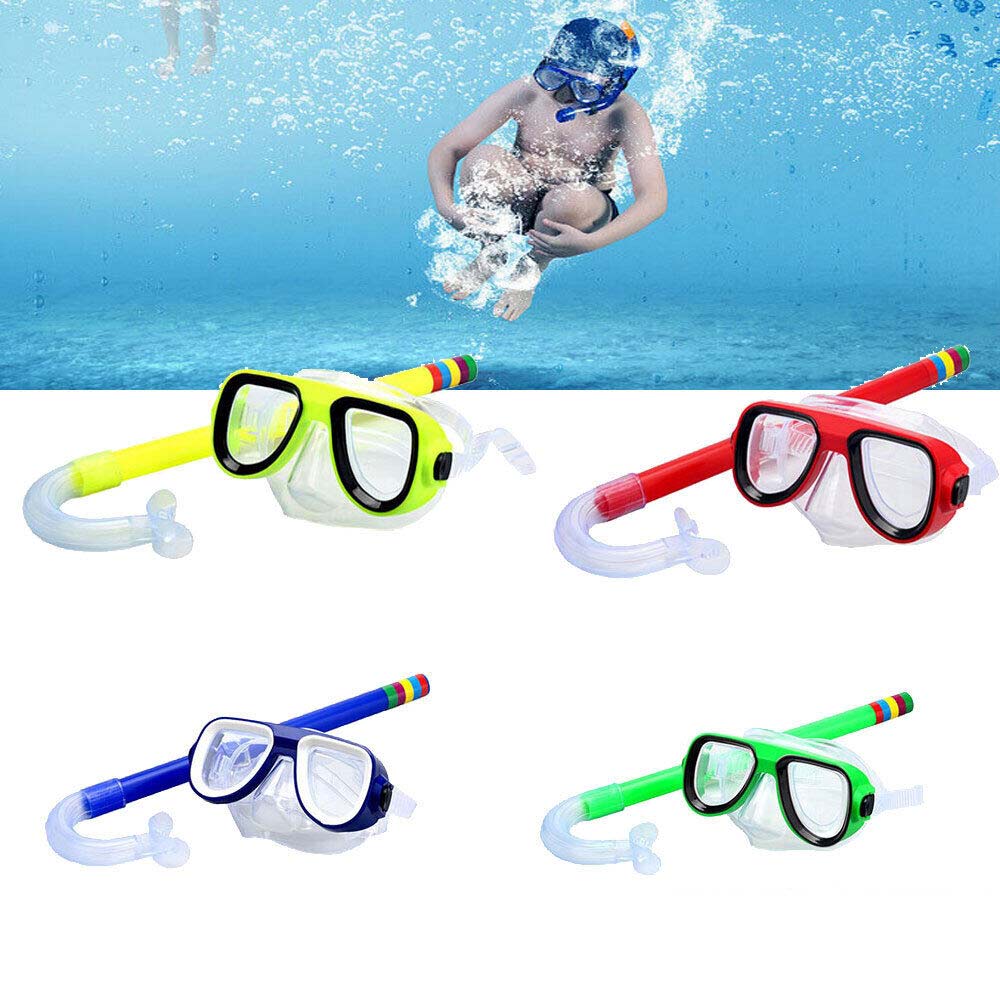 Children's Diving Kit Adjustable Swim Snorkelling Facial Shield Breathing Tube