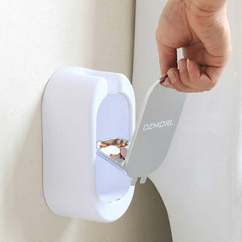 Cleaning Hanging Set Stainless Steel Wall-Mounted Toilet Brush Holder Bathroom