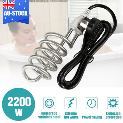 Travel Hot water immersion heater Portable water heating system stainless steel