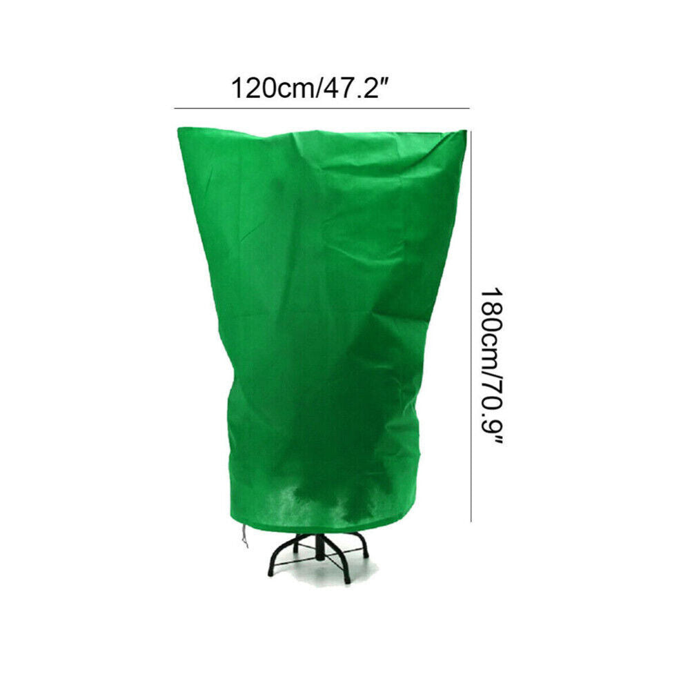 Frost Freeze Protection Bag for Garden Plants Covers Shrub Bag Reusable Green