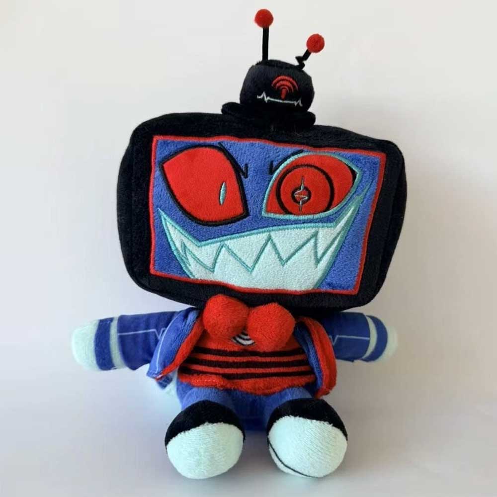 Blue Hazbin Hotel Vox Plush Toy - Character Doll Gift for Fans