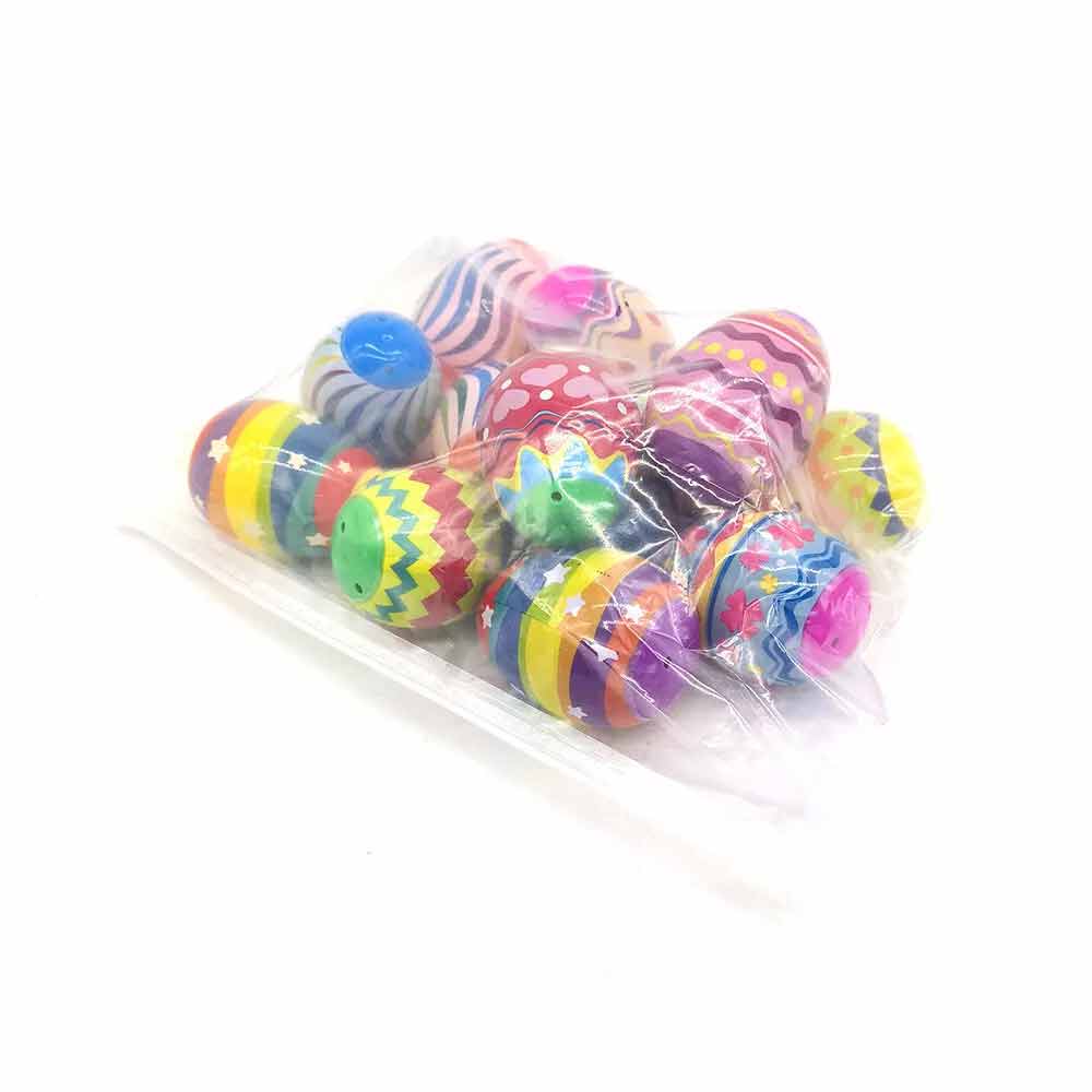 12pcs Prefilled Easter Eggs – 3.5cm Plastic Animal Toy Eggs for Easter Hunt & Party Favors (Kids Surprise Gift)
