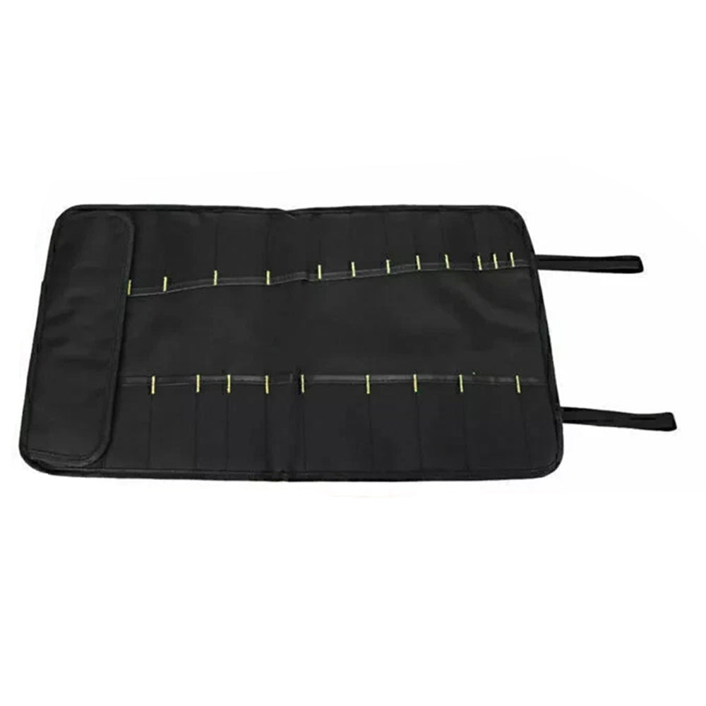 Professional Chef Knife Roll Bag - 22-Pocket Portable Kitchen Tools Case