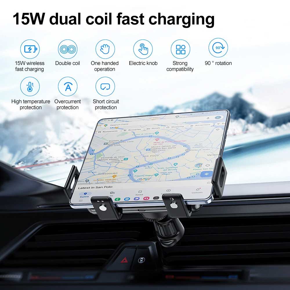 For Samsung Galaxy Z Fold 5 6 4 Wireless Car Charger