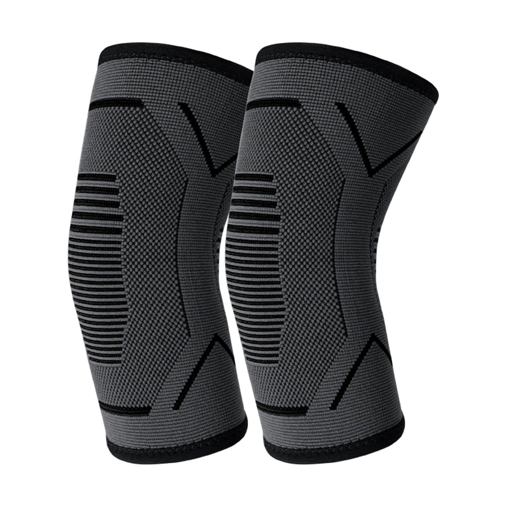 2x Knee Support Compression Sleeves - NHS Style Brace for Pain Relief & Gym