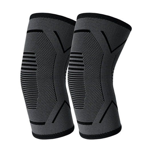 2x Knee Support Compression Sleeves - NHS Style Brace for Pain Relief & Gym