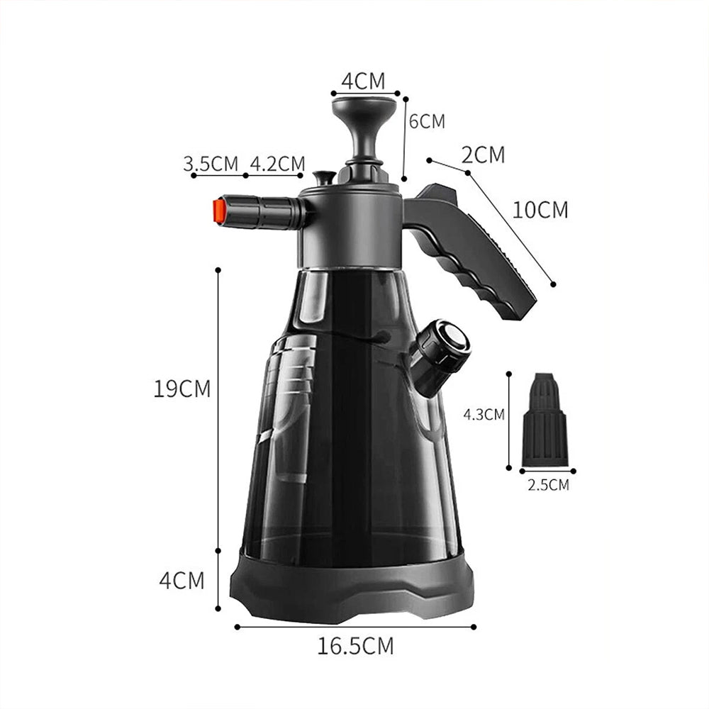 2.3L Snow Foam Pressure Sprayer Hand Pump Heavy Duty Pump Action Can Car Wash