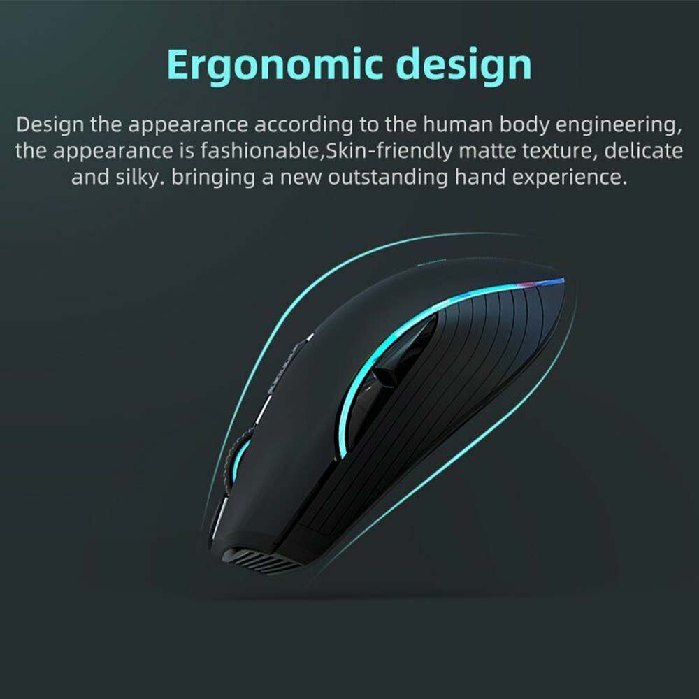 Single/Dual Model 2.4G Wireless Bluetooth Mouse Rechargeable Dual Mode Silent