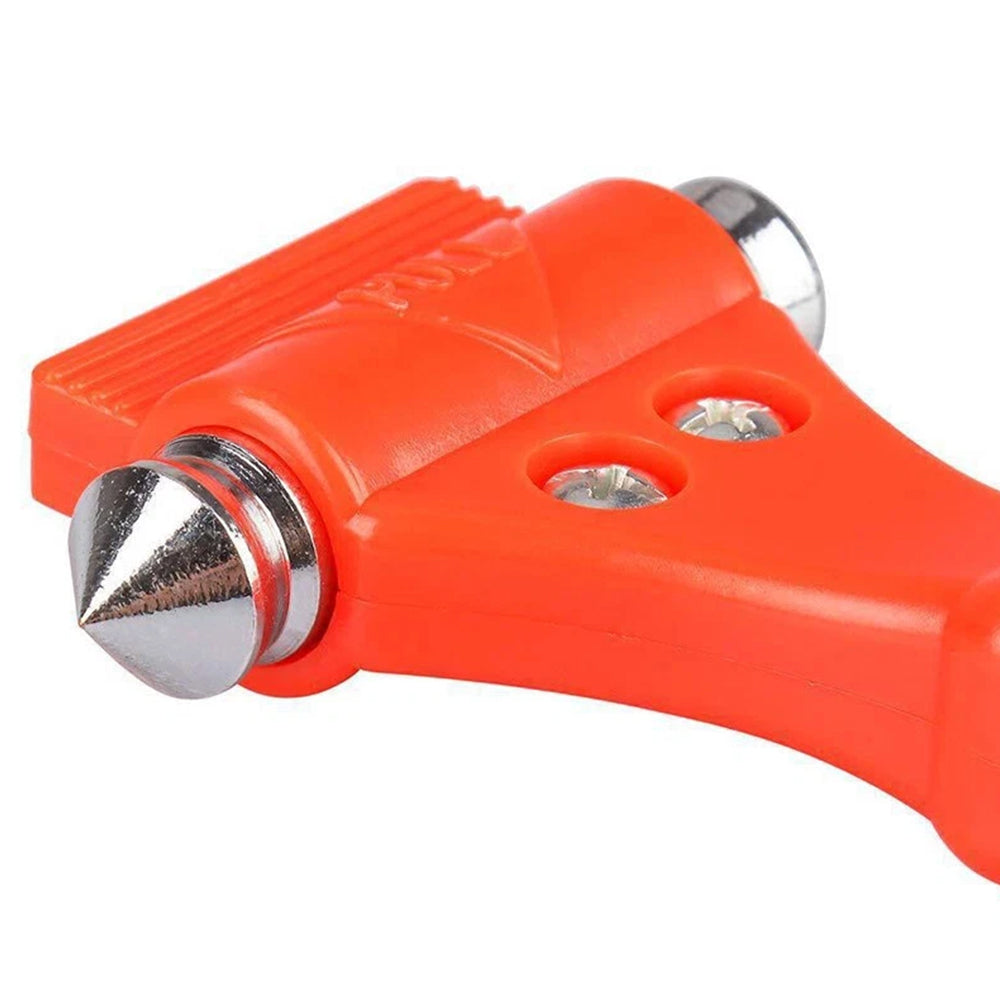 4-Pack Emergency Hammer – Car Window Breaker & Seatbelt Cutter Escape Tool
