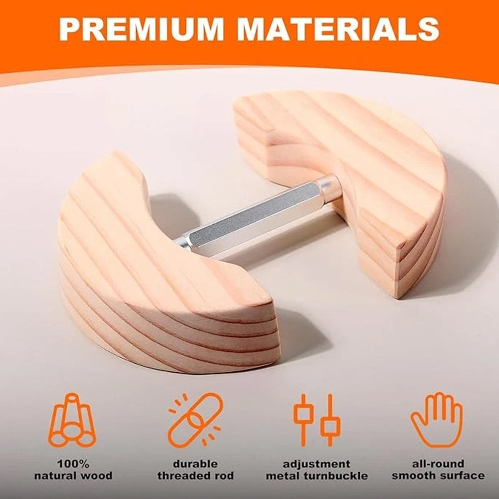 Adjustable Wooden Hat Stretcher – Resize & Preserve Fitted Hats (7.5" to 9.8")