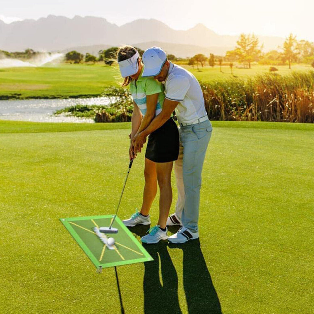 Golf Training Mat for Swing Golf Practice Mat Analysis Swing Path 45*30cm