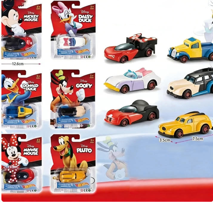 6pcs Hot Wheels Cute Alloy Car Sliding Racing Metal Toy Gift