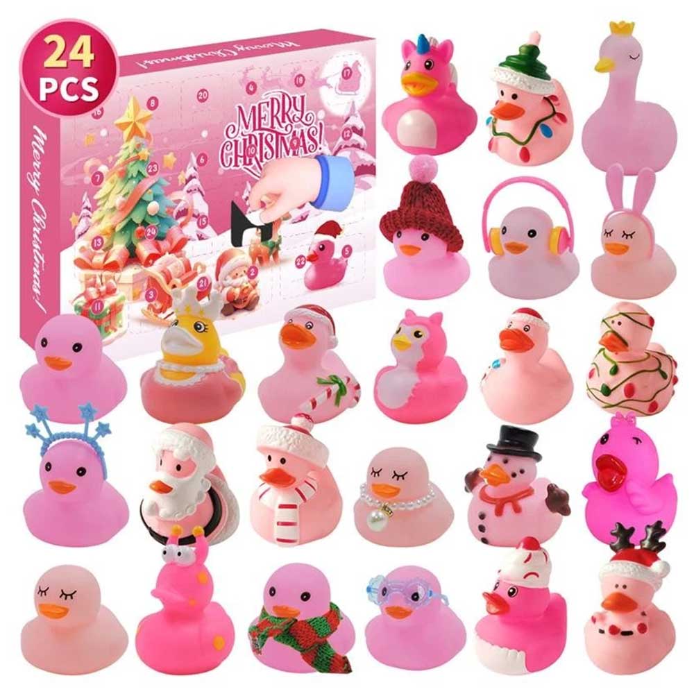 Pink Duck 2025 Christmas Advent Calendar - 24-Day Surprise Countdown to Christmas