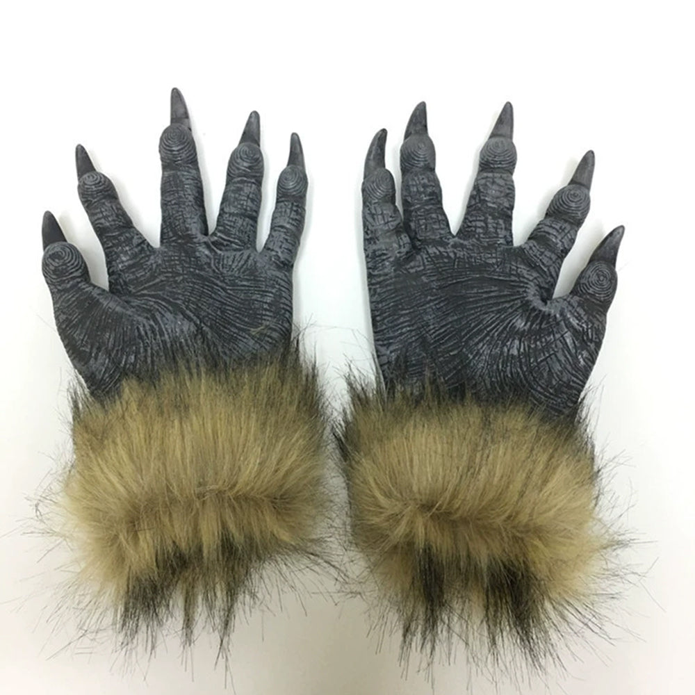 Ultimate Werewolf Mask & Claw Gloves Set | Terrifyingly Realistic Costume for Halloween & Cosplay
