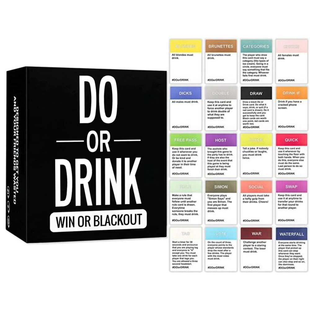 Do or Drink Card Game Party fun Games