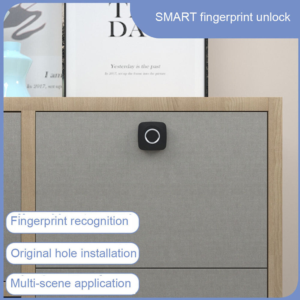 Smart Mini Fingerprint Lock Electric Locker Universal Keyless Padlock
