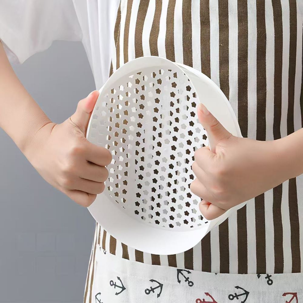 Multi-Layer Plastic Steamer Basket for Microwave – Large Capacity, Heat-Resistant Stackable Steamer