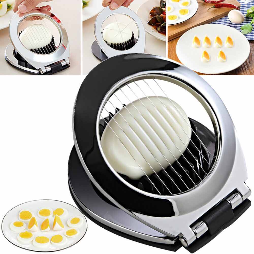 Egg Slicer Stainless Steel Mushroom Kitchen Chopper Tomato Boiled Cutter