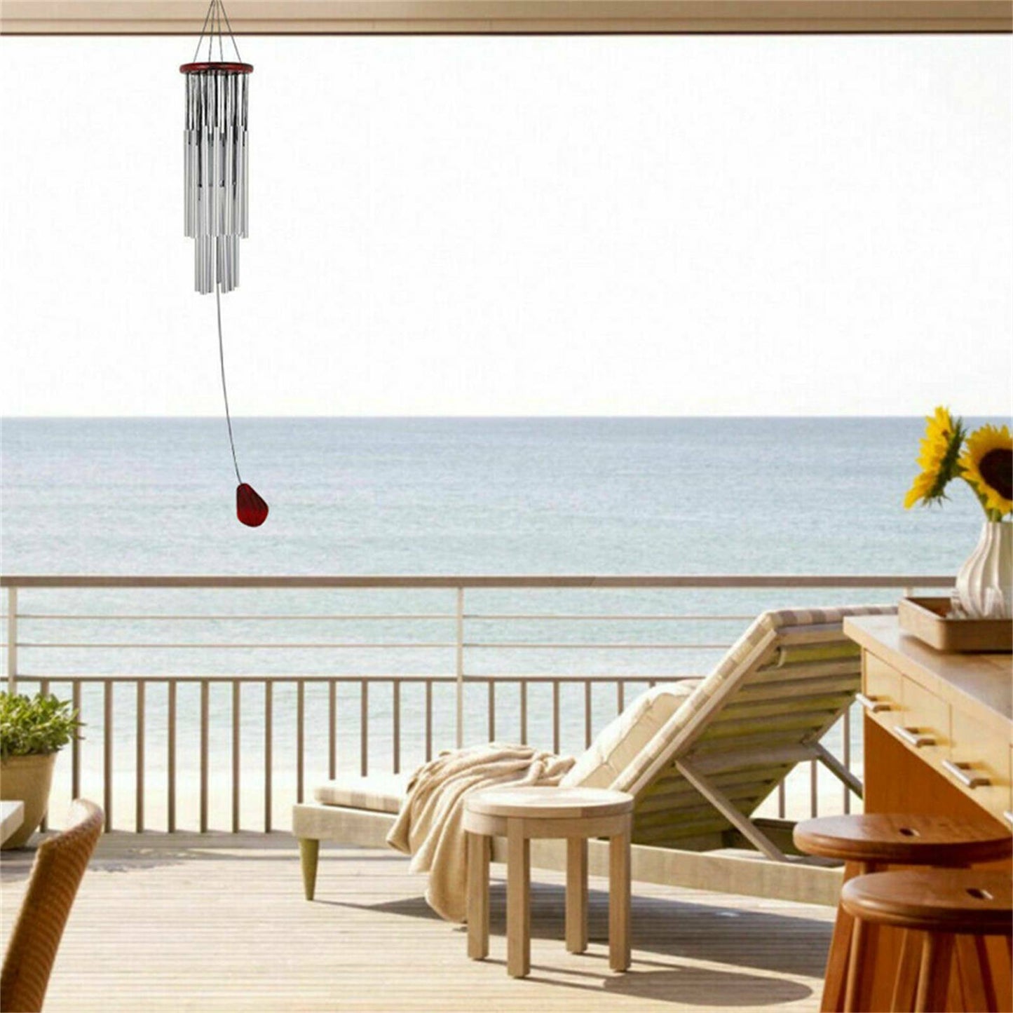 Commemorative Wind Chime – Aluminum Tube Metal Ornament for Garden & Home Decor