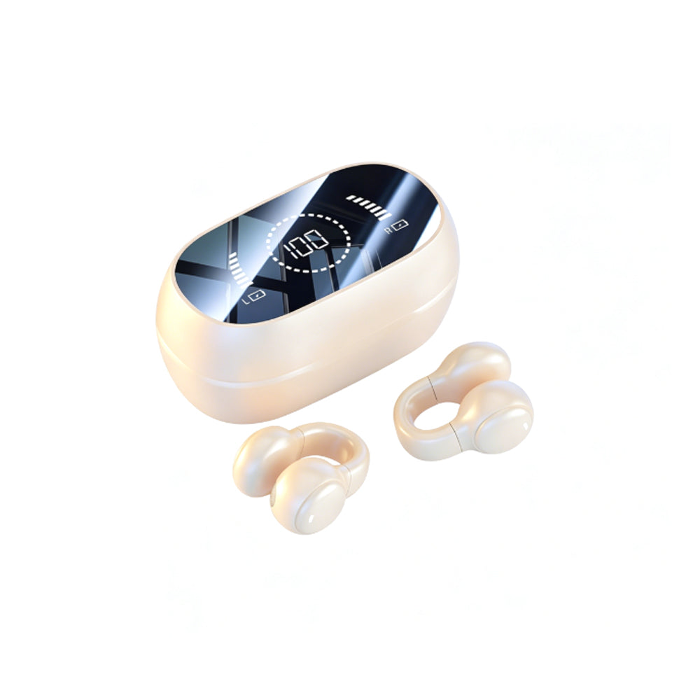 Wireless Clip-On Earbuds – Open Ear Bluetooth Headset for iPhone & Android