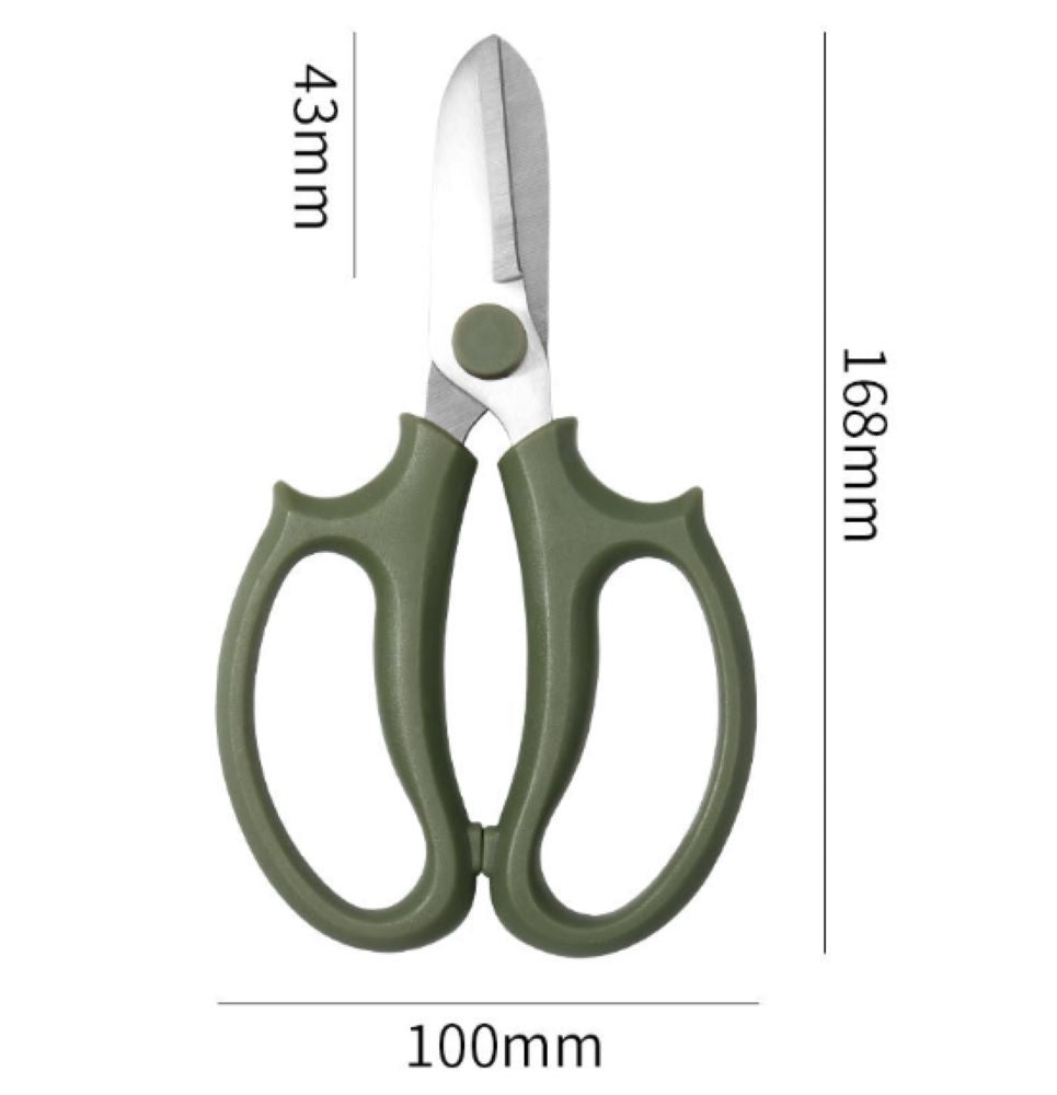 Stainless Steel Pruning Shears – Garden Scissors for Potted Plants & Floral Arrangements