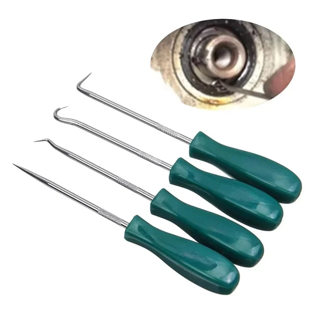 4pc Pick & Hook Tool Set - O-Ring Seal Hose Removal Puller for Garage