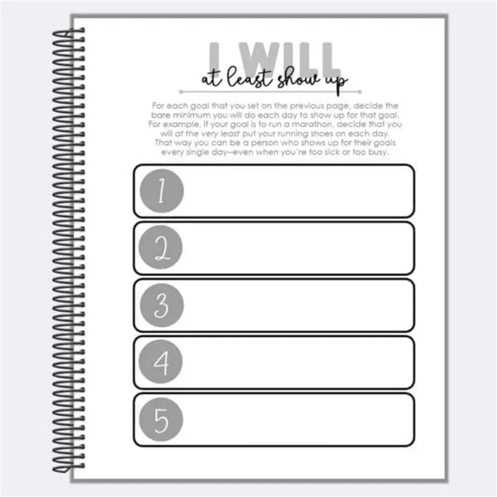 Challenge Accepted Fitness Planner - 90 Day Workout & Meal Tracker Journal