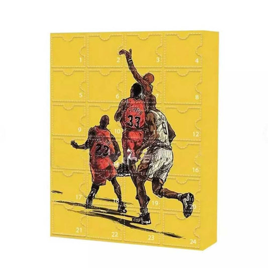 NBA 2024 Christmas Countdown Advent Calendar 24Days Action Figure Blind Box Gift