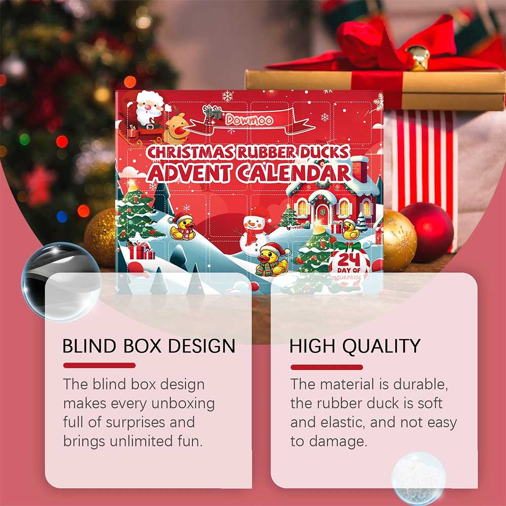 2025 Rubber Duck Advent Calendar | 24-Day Christmas Countdown with Unique Collectible Duck Toys
