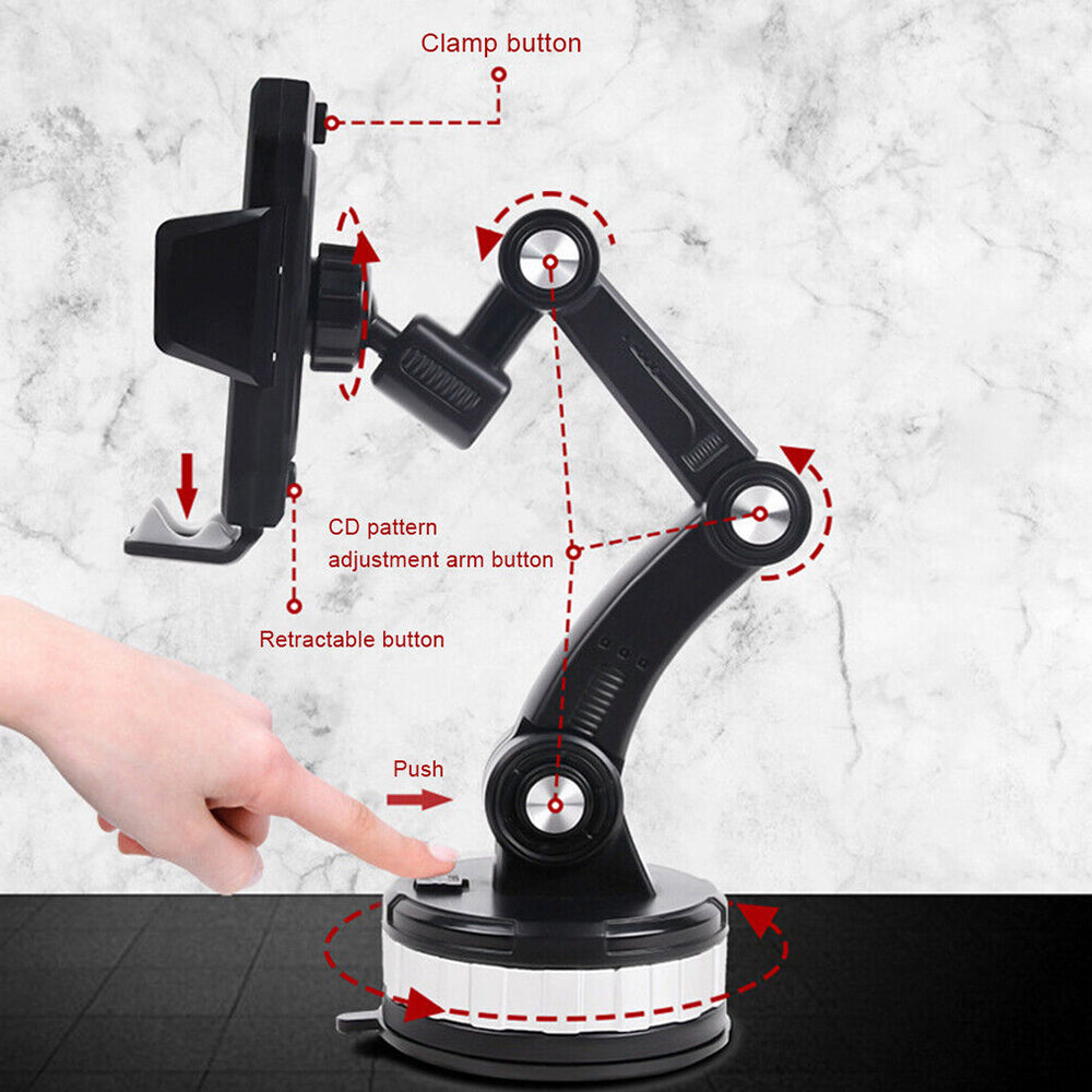 360° Phone Mount Car Center Console Stack Super Adsorption Phone Holder Stand