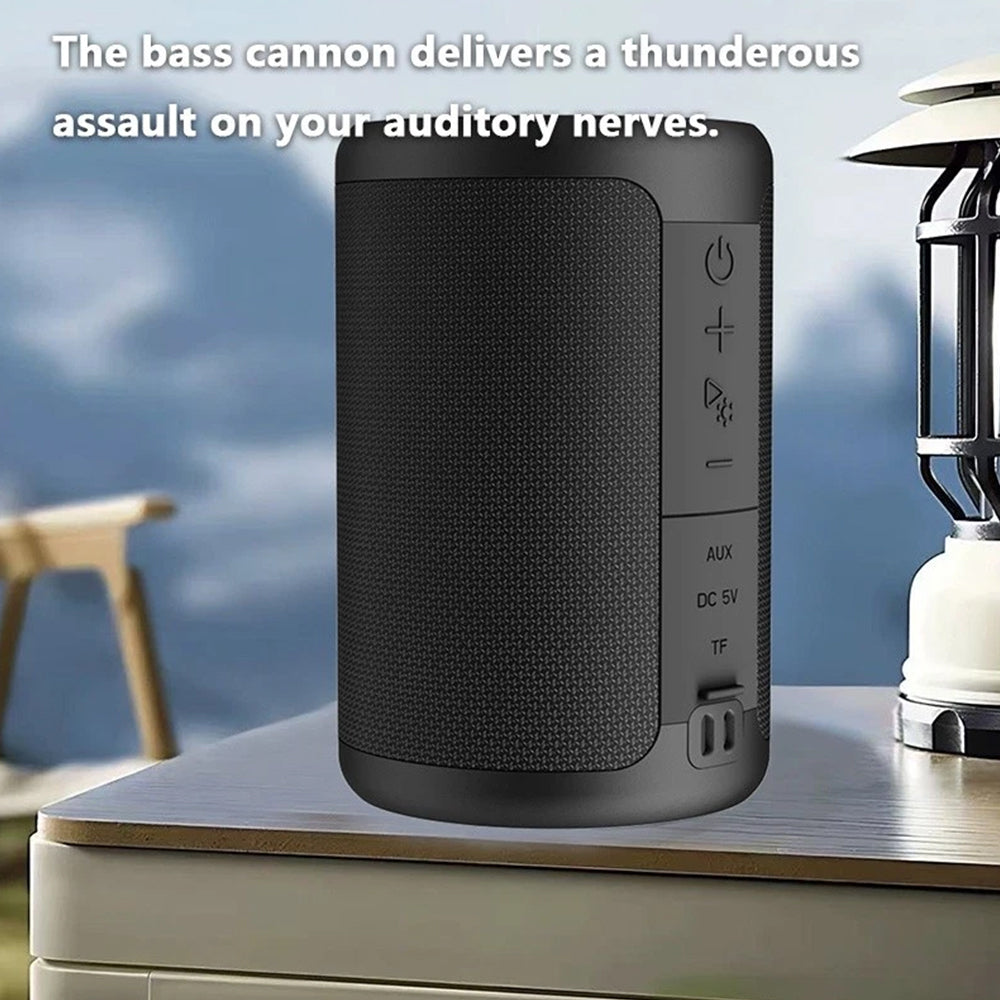 Wireless Mini Speaker – RGB LED, Deep Bass, TWS Pairing, Portable Bluetooth Sound