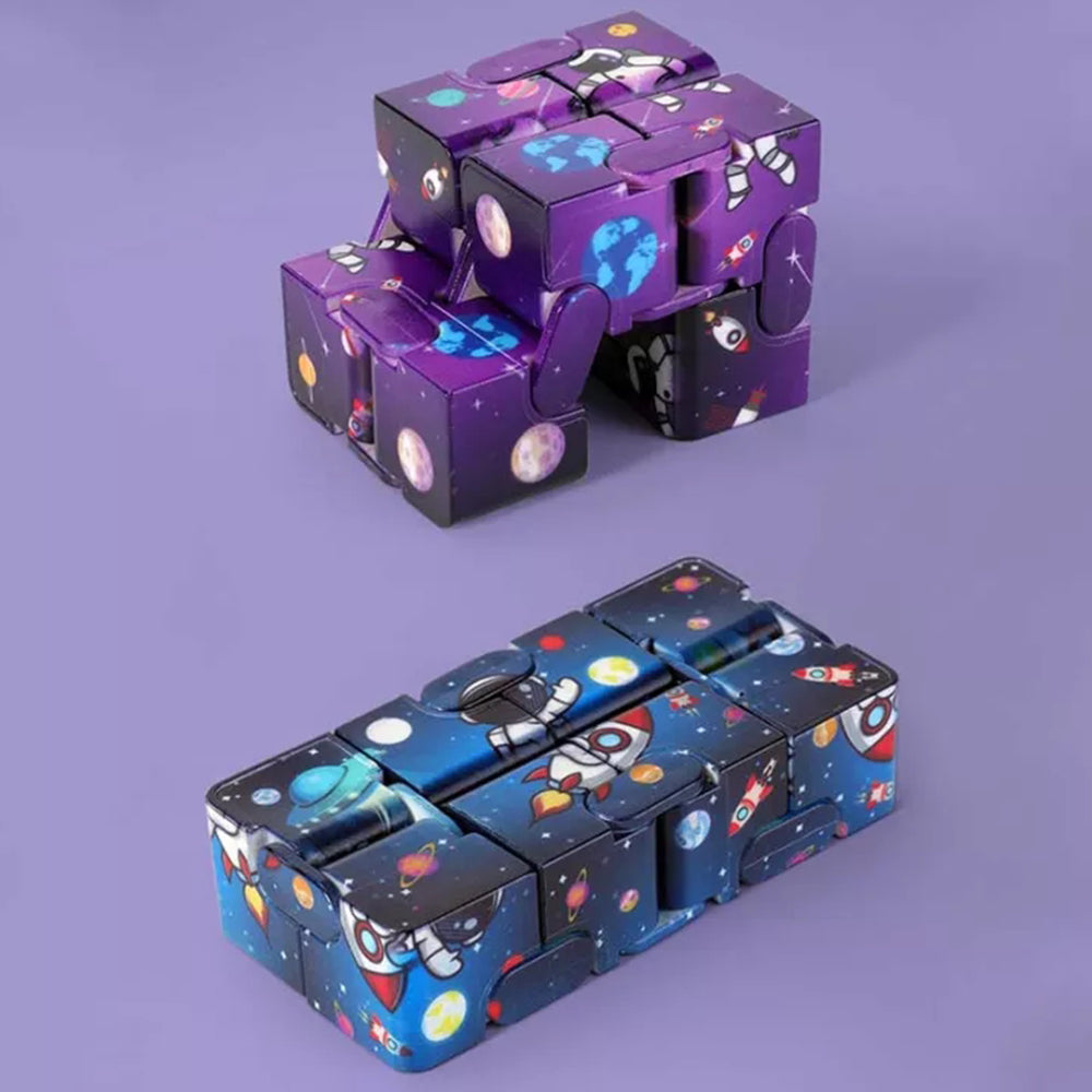 Infinity Cube Toy Finger Anxiety Stress Relief Cube Blocks Kids Funny Toys