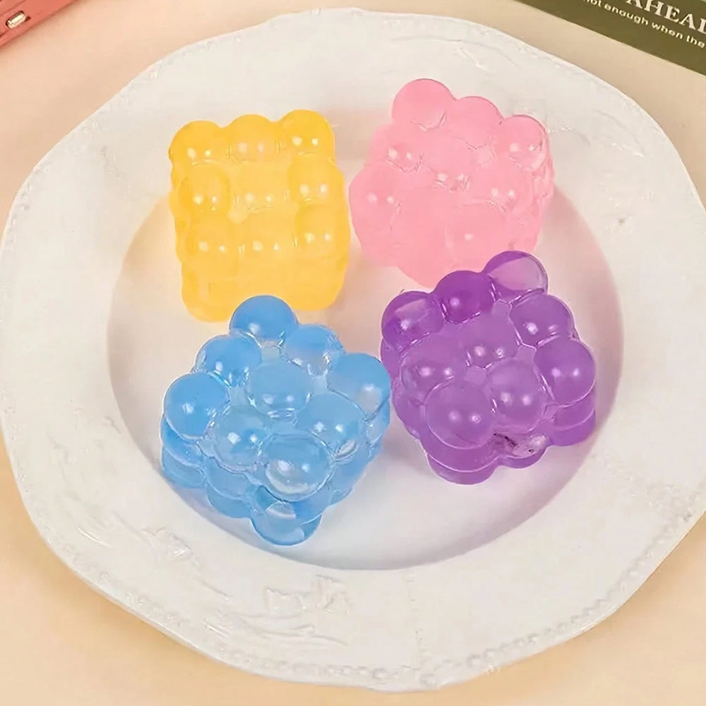 Novelty Squishy Cube – Malt Slow Rebound Stress Relief Squeeze Toy