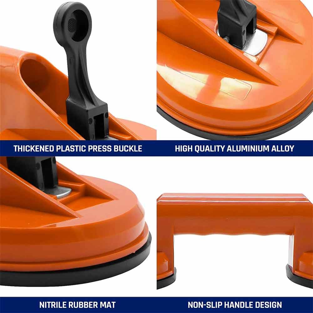 Dual Suction Cup Lifter – 50kg Glass Tile Mirror Sucker Plate Lifting Tool