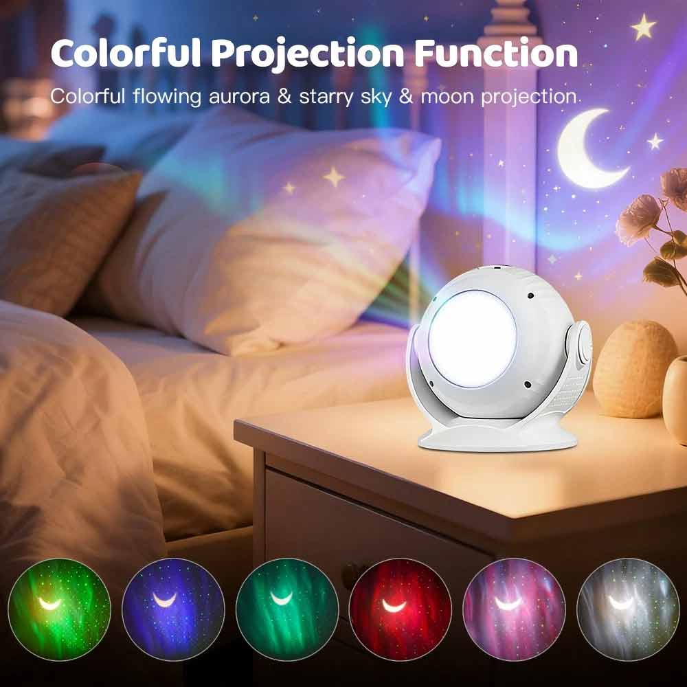 Planetarium Star Projector – 360° Rotating LED Night Light, USB-C 4000mAh