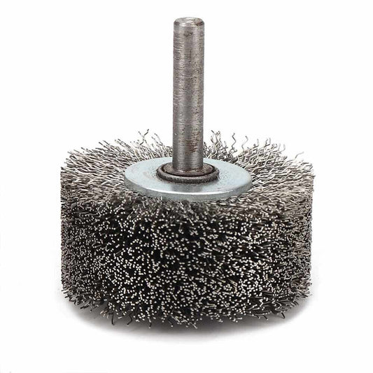 6*50MM 304 Stainless Steel Wire Wheel Brush for Die Grinder Drill Rotary Tool 1/4" Shank
