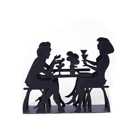 Metal Human Iron Napkin Holder Dispenser Kitchen Dining Room Table Decor