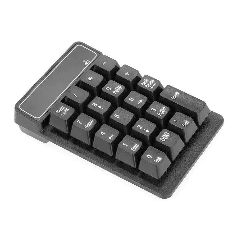2.4Ghz Wireless Numeric Keypad Mechanical Feel Number Pad Keyboard 19 Keys