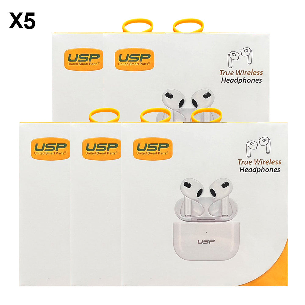 True Wireless Earphones True Wireless Earphone/Headphones White BT241 USP
