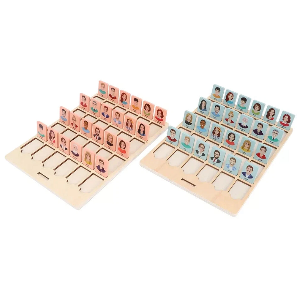 Wooden Guessing Board Game – Logical Thinking Training, 2-Player Interactive Puzzle