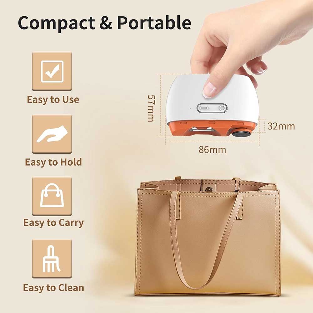 2-in-1 Electric Nail Trimmer & Polisher - Safe Automatic Nail Clipper with LED Light for All Ages