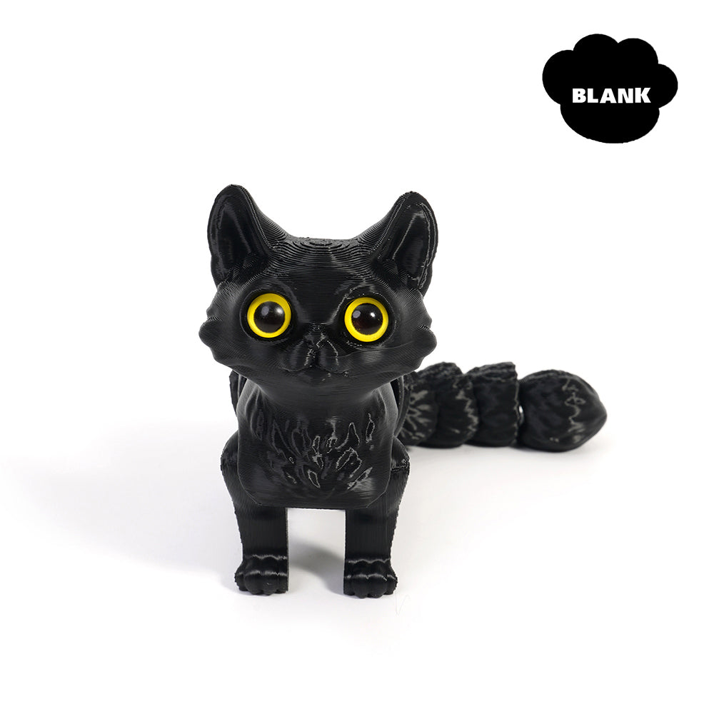 16CM Articulated Joints 3D Printed Cat Toys PLA Fidget Toy New Cat Figurine Gift