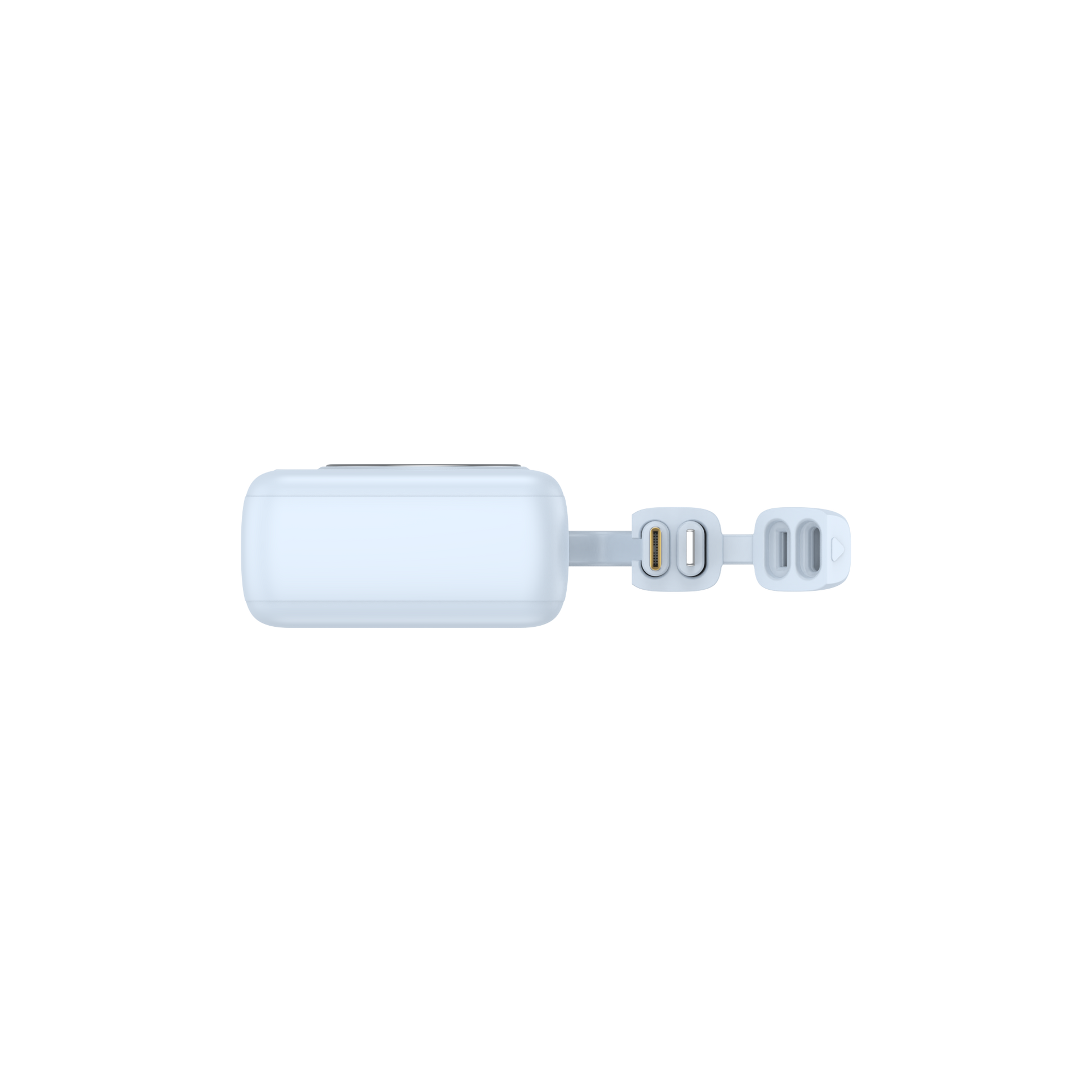 PD 3.0 Mini Fast Charging 22.5W Power Bank 10k (10000mAh) with Build-in Cable PISEN (Blue)