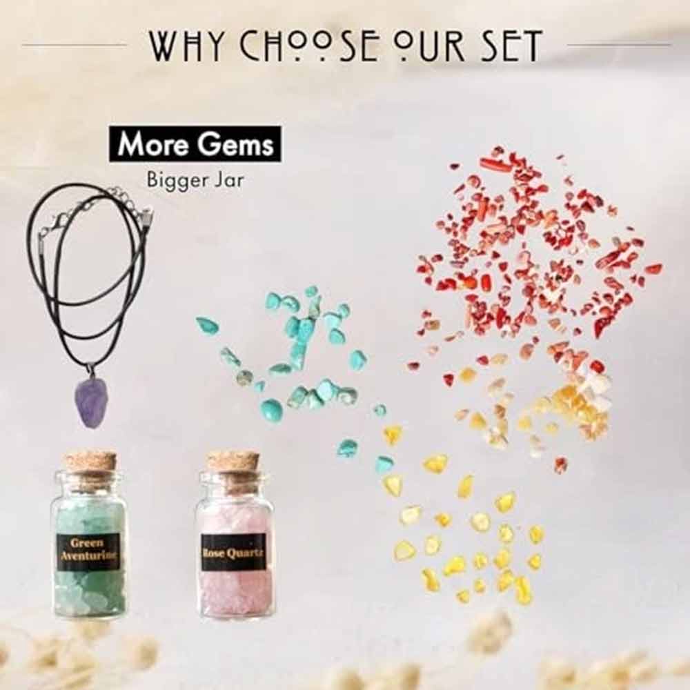 24-Day Crystal Advent Calendar – Natural Gemstone & Chakra Stone Countdown 2026