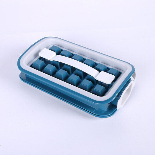 2 In 1 Portable Silicone Ice Ball Maker Foldable Ice Cube Tray Bar Kitchen Tool