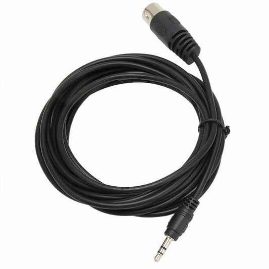 7-Pin DIN MIDI Male to 3.5mm Male Cable – Stereo HiFi Replacement Cable, 1.5m