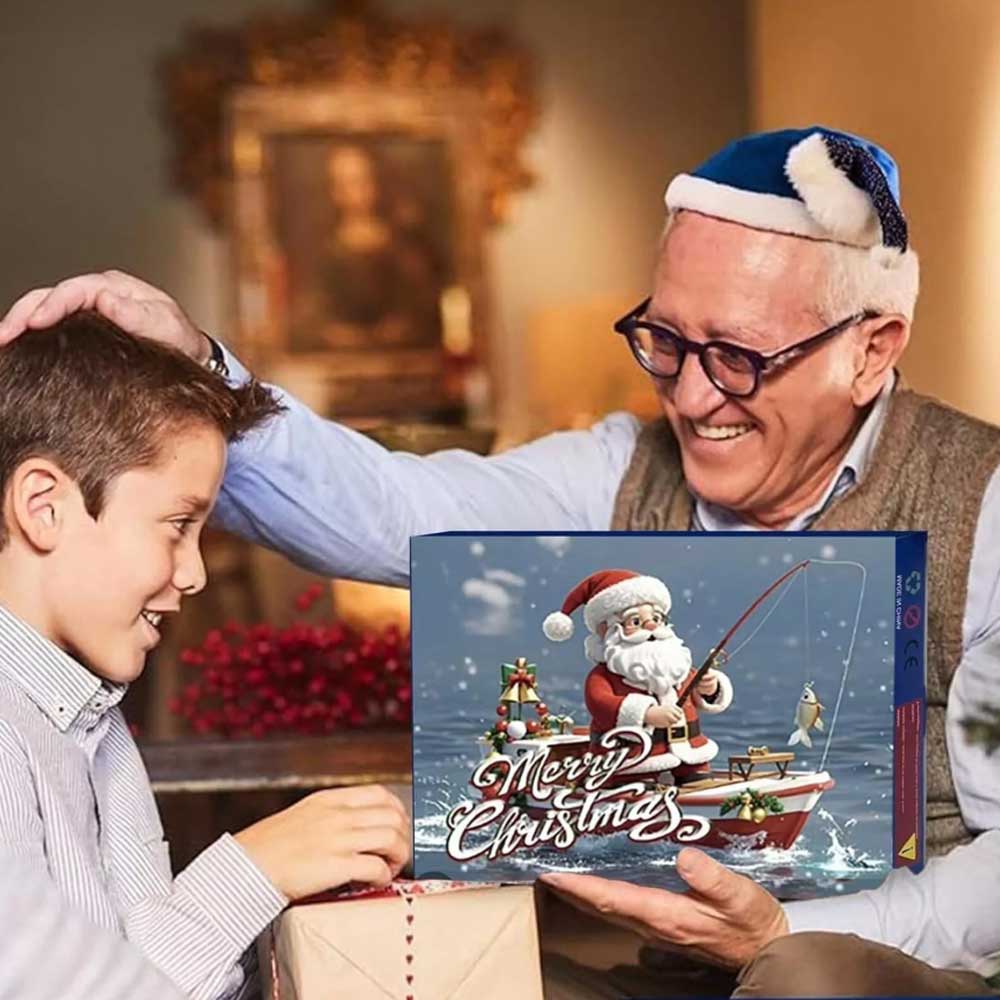 2025 Christmas Fishing Tackle Advent Calendar 24Days Surprise Countdown Calendar Fishing Surprises!
